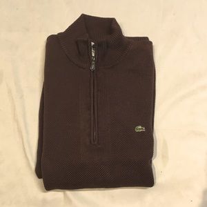 Lacoste Men’s Knitwear Quarter Zip Sweater